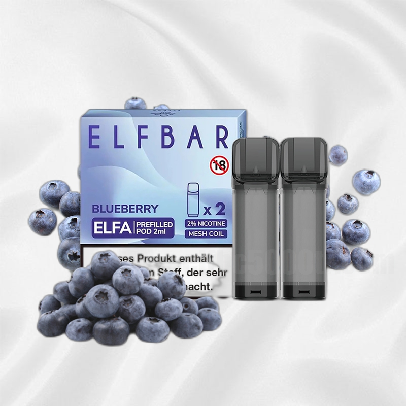 ELF BAR ELFA Prefilled Pod 600 Puf Blueberry 2 Ml Elfbar Elektronik